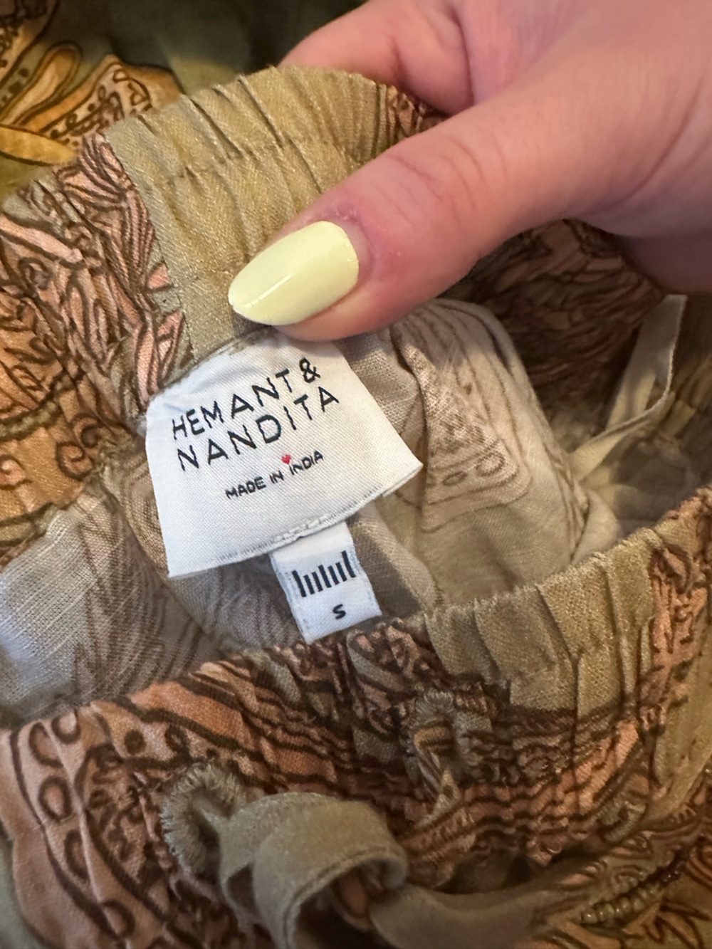 NWT Hemant & Nandita Sakai Bubble Hem Top - Picture 4 of 4
